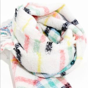 Cozy Plaid Blanket Scarf